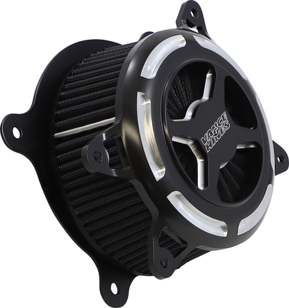 Vance & Hines VO2 X Black Contrast Air Intake Cleaner for 2001-2017 Harley 42341