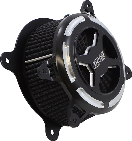 Vance & Hines VO2 X Black Contrast Air Intake Cleaner for 2001-2017 Harley 42341