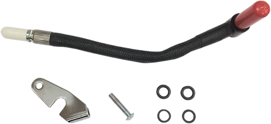 Drag Specialties Black External Fuel Line for 2014-2017 Harley Touring FLHT FLHX