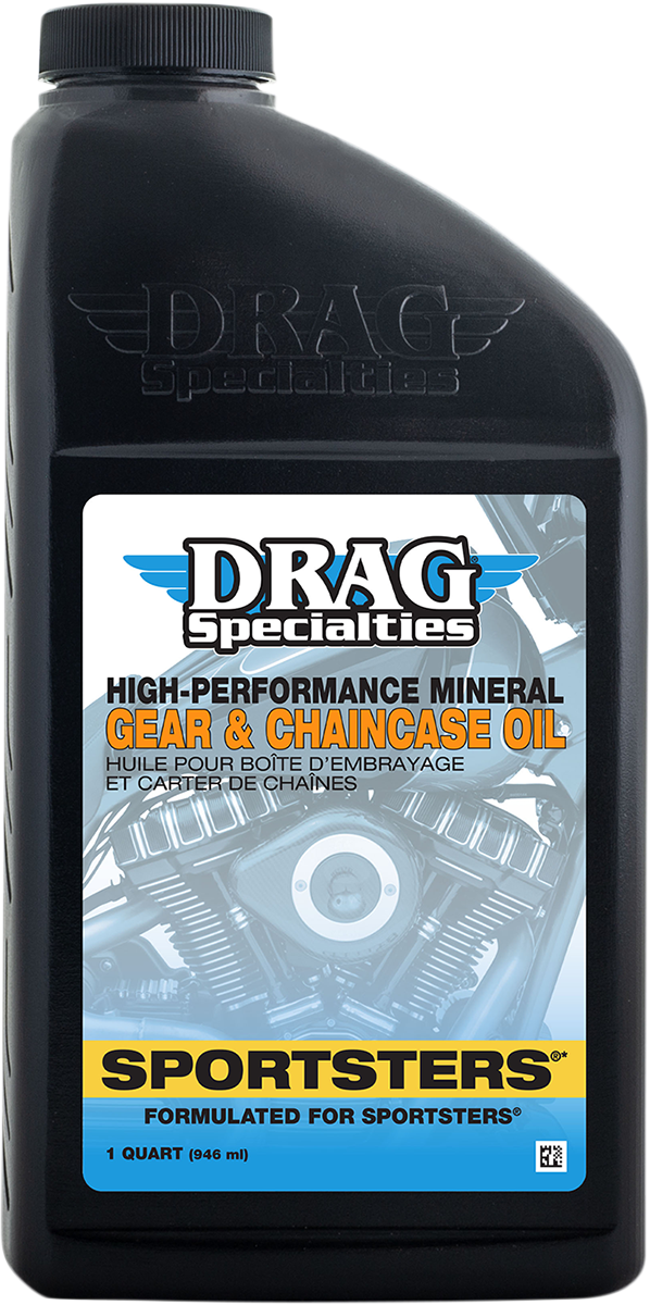 Drag Specialties Gear & Chain Case Sporty Lube Oil 1971-2021 Harley Sportster