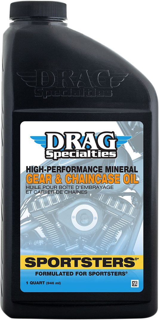 Drag Specialties Gear & Chain Case Sporty Lube Oil 1971-2021 Harley Sportster