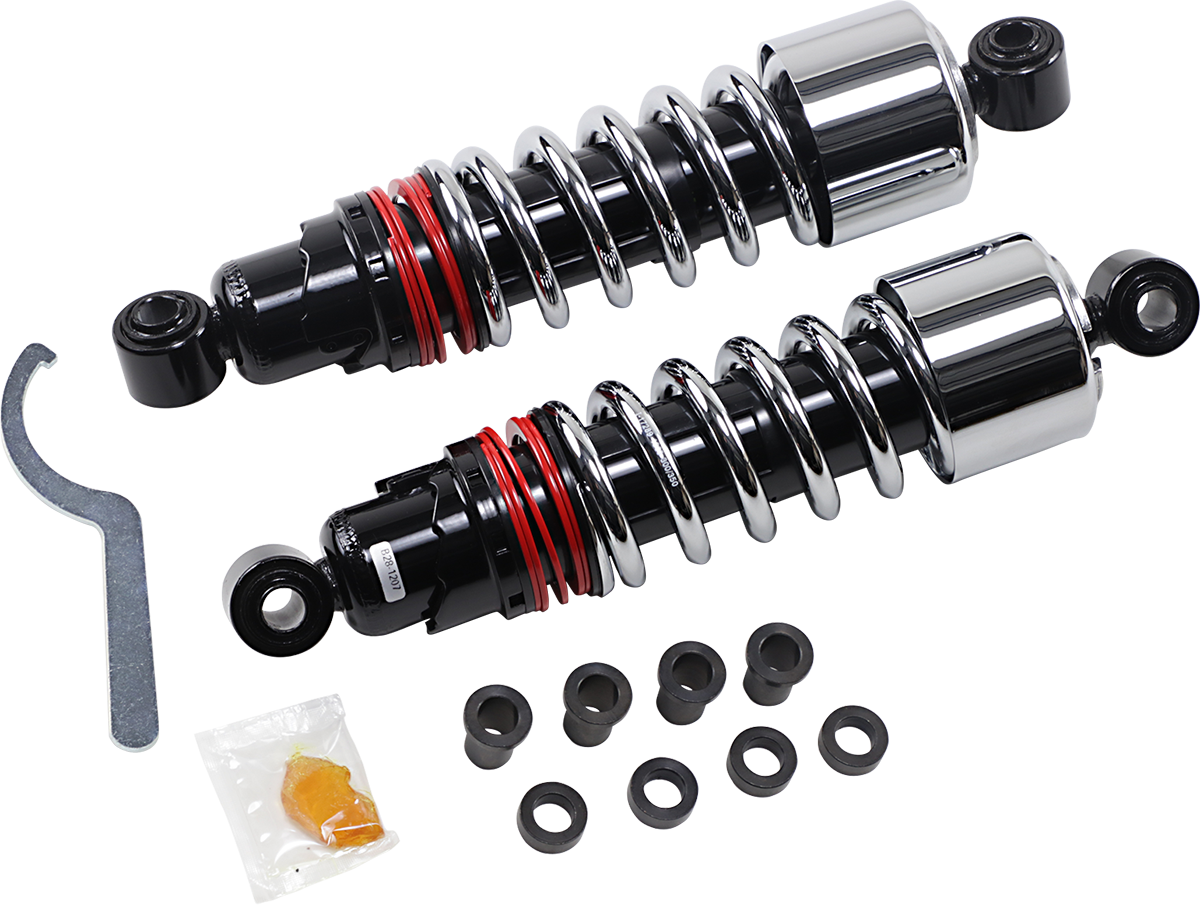 Burly Brand Slammer Plus Standard Rear Shocks fit 1991-2017 Harley Dyna FXD