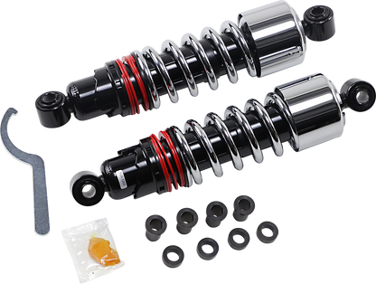 Burly Brand Slammer Plus Standard Rear Shocks fit 1991-2017 Harley Dyna FXD
