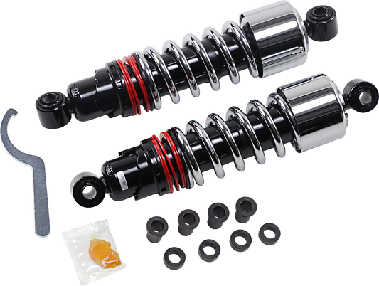 Burly Brand Slammer Plus Standard Rear Shocks fit 1991-2017 Harley Dyna FXD
