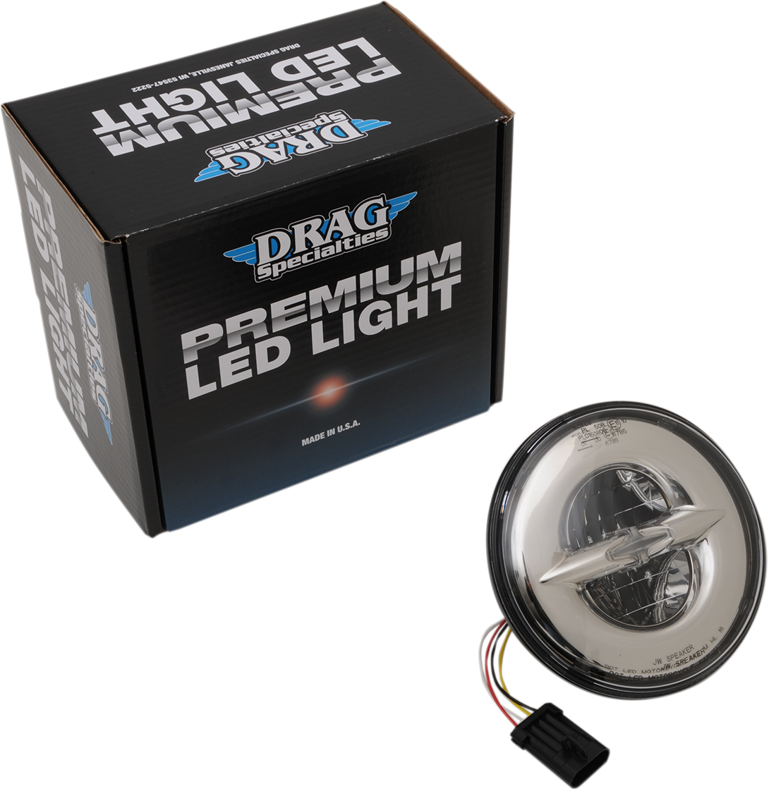 Drag Specialties 7" LED Motorcycle Headlight 1984-2024 Harley Touring FLHX FLHT