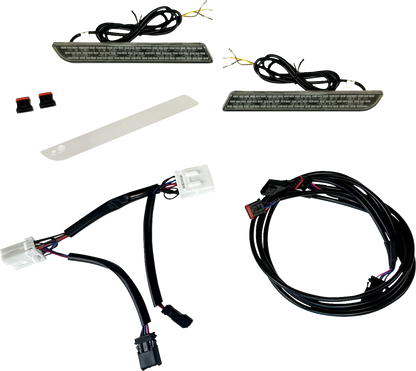 Custom Dynamics Smoke LED Fender Reflector Light for 2009-13 Harley Trike Models
