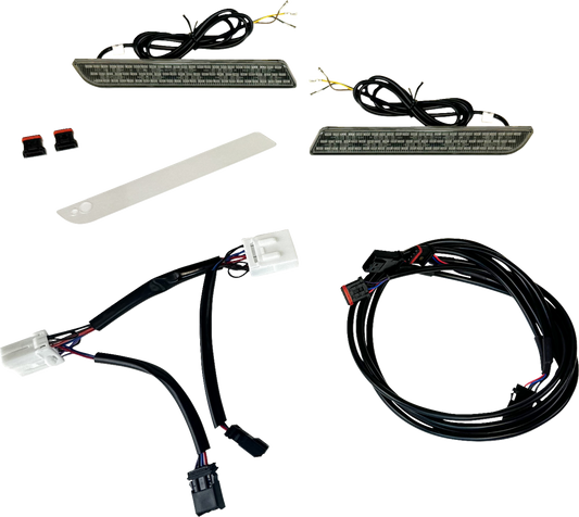 Custom Dynamics Smoke LED Fender Reflector Light for 2009-13 Harley Trike Models