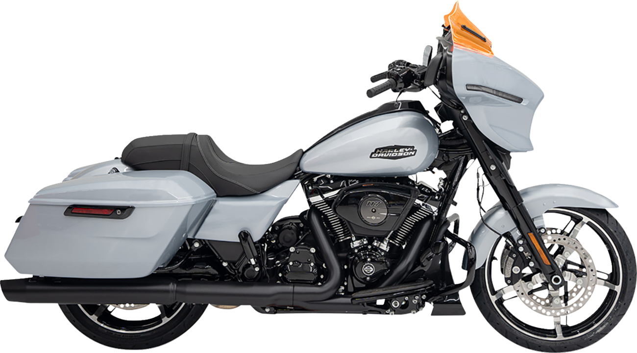 Klock Werks Kolor Flare 8" Orange Ice Windshield for 2023-25 Harley Street Glide