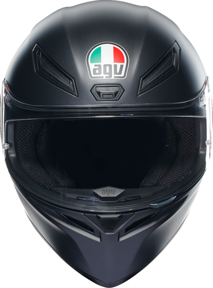 AGV K1 S Solid Matte Black Unisex Adult Motorcycle Street Full Face Helmet