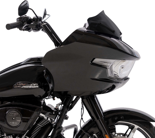 Klock Werks Sport Flare 8" Black Windshield for 2023-2025 Harley Road Glide FLTR