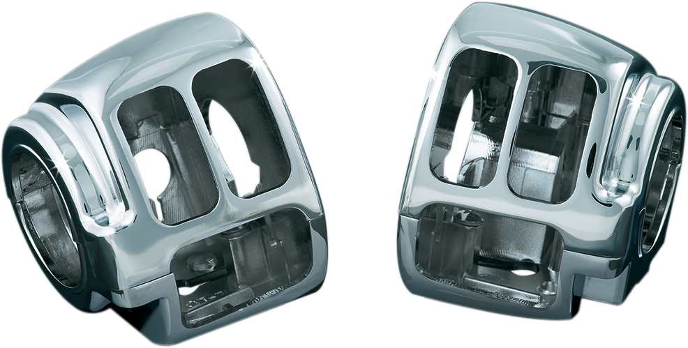 Kuryakyn Chrome Switch Cover for 2011-2019 Harley Dyna Sportster FXS FXDF 1747