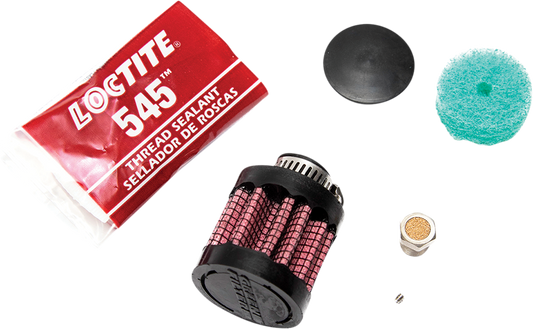 Feuling 3083 Motorcycle Vented Oil Dipstick Breather Rebuild Kit fits Harley