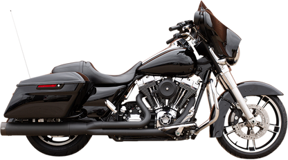 S&S Sidewinder 2-1 Black Motorcycle Exhaust 2007-2016 Harley Touring Models