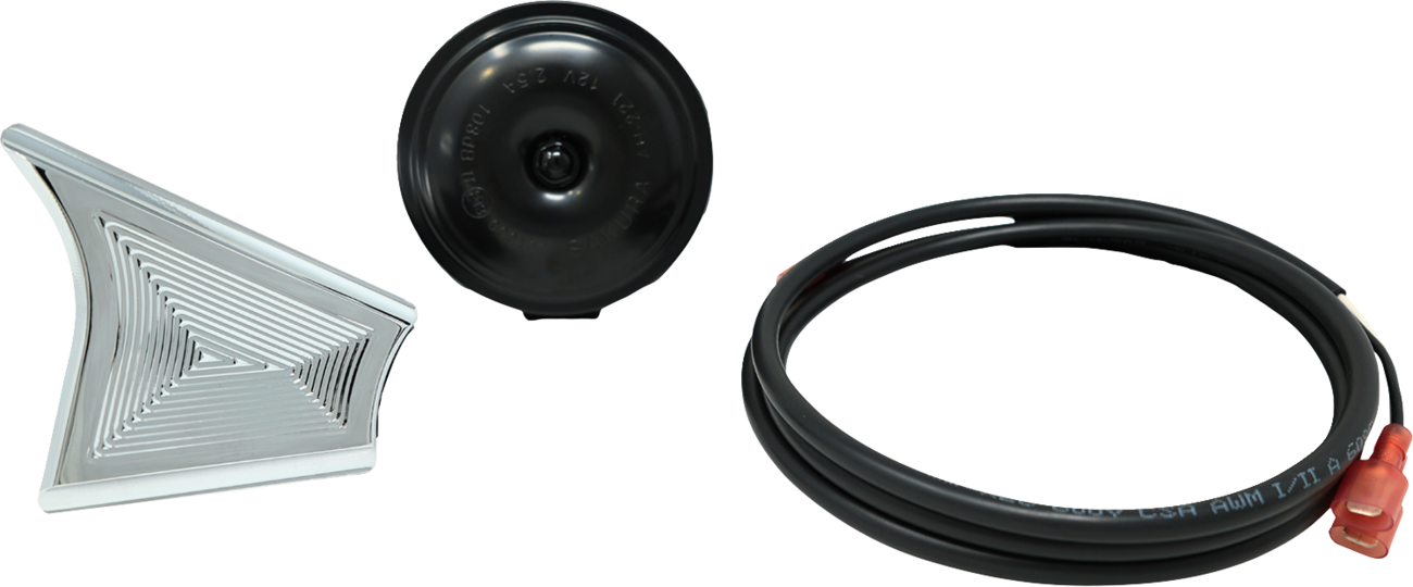 Kodlin Vektor Chrome Horn Relocation Kit for 2023-2026 Harley Street Road Glide