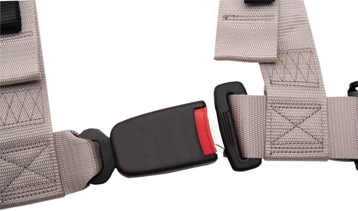 Moose Utility UTV Gray 4 Point Seat belt Harness Restraint Safety System