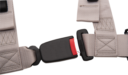 Moose Utility UTV Gray 4 Point Seat belt Harness Restraint Safety System