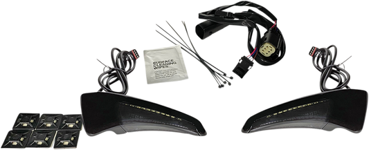 Custom Dynamics LED Tour Pak Seat Backrest Lights 2014-15 Harley Touring FLHTKSE