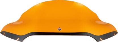 Klock Werks Kolor Flare 9" Orange Windshield fits 2015-23 Harley Road Glide FLTR
