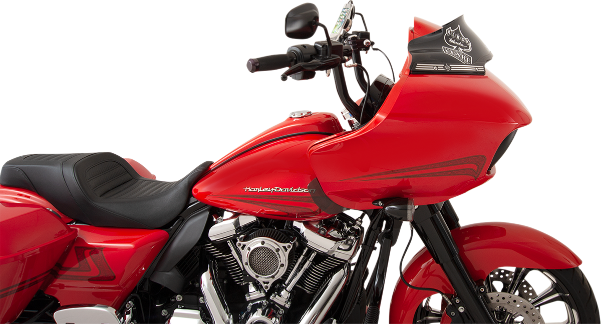 Klock Werks 6" Black Sport Flare Windshield fits 2015-2023 Harley Road Glide