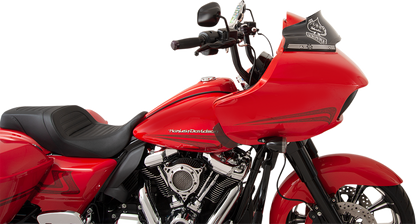 Klock Werks 6" Black Sport Flare Windshield fits 2015-2023 Harley Road Glide