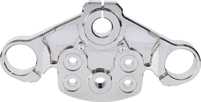 Thrashin Supply Chrome Top Triple Tree for 2024 Harley Road Glide TSC-2921-3
