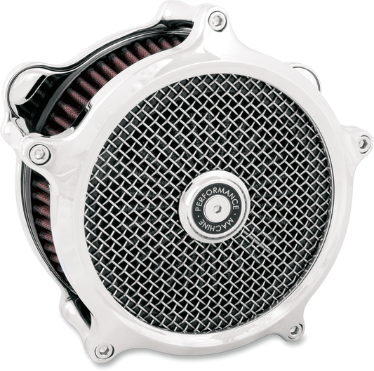 Performance Machine Super Gas Chrome Air Cleaner Kit 91-17 Harley Sportster XLC