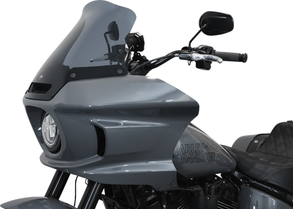 Klock Werks 10" Flare Dark Smoke Windshield for 2022-2024 Harley Softail FXLRST