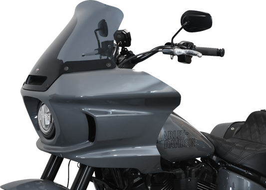 Klock Werks 10" Flare Dark Smoke Windshield for 2022-2024 Harley Softail FXLRST