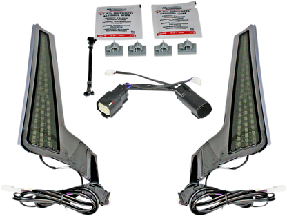 Custom Dynamics Chrome LED Fascia Panel Lights 2014-2024 Harley FLHX FLTRX FLHXS