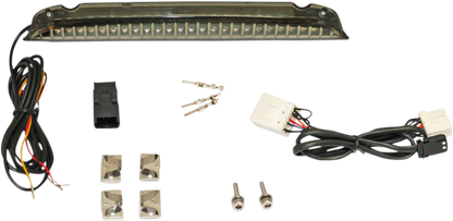 Custom Dynamics Black LED Rear Luggage Rack Light 1996-2013 Harley Softail FLSTF