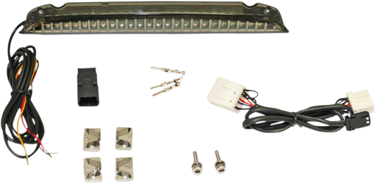 Custom Dynamics Black LED Rear Luggage Rack Light 1996-2013 Harley Softail FLSTF