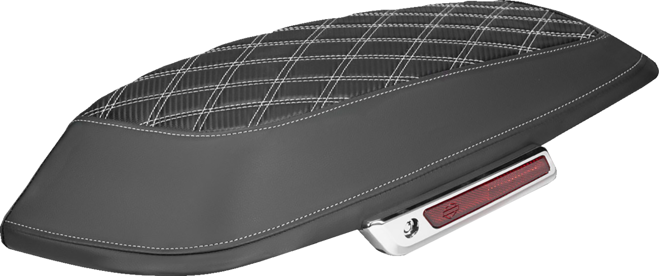 Saddlemen White Carbon Lattice Saddlebag Lid Covers for 2014-2025 Harley Touring