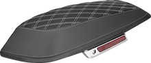 Saddlemen White Carbon Lattice Saddlebag Lid Covers for 2014-2025 Harley Touring