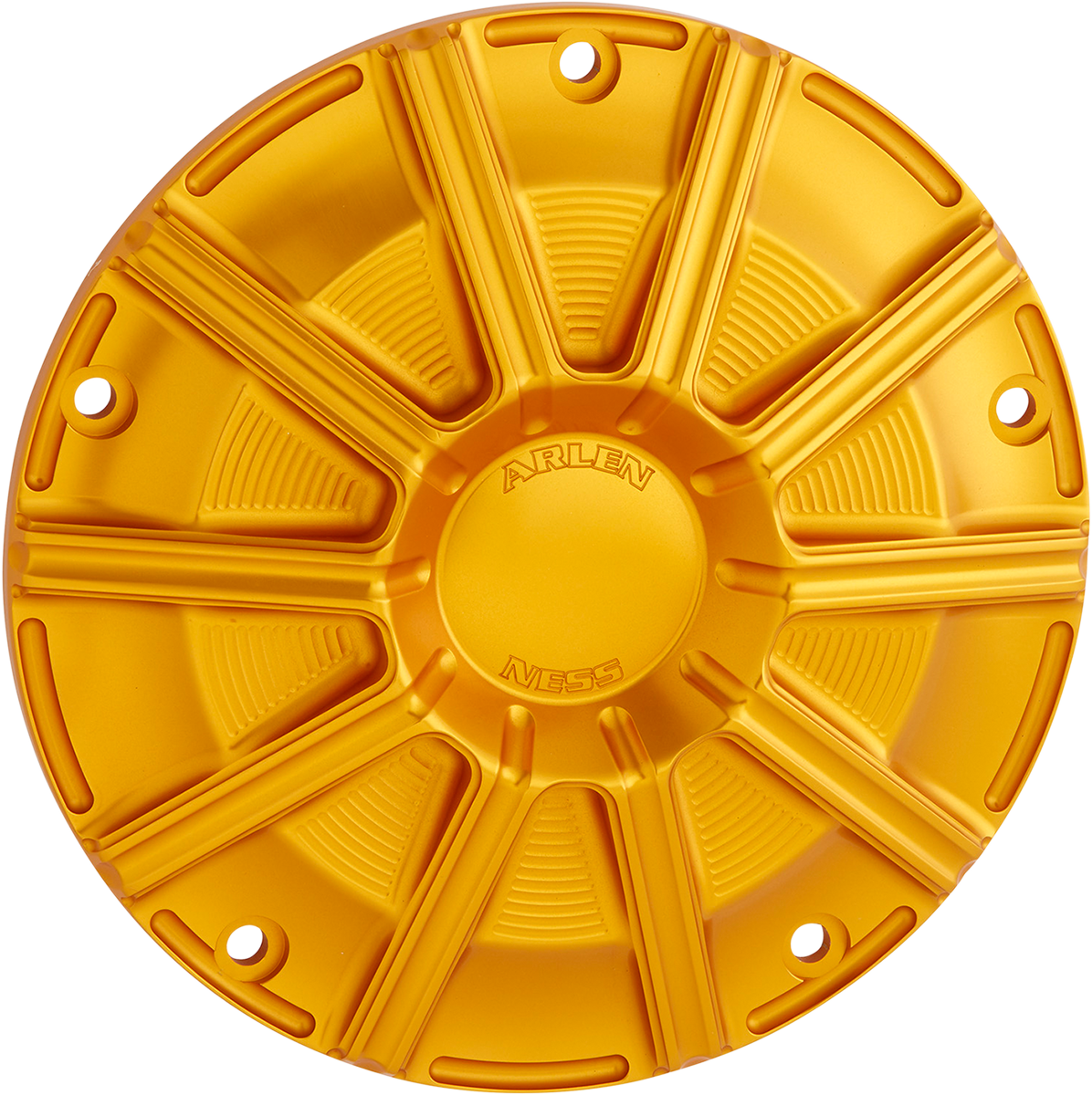 Arlen Ness 10 Gauge Gold Derby Cover fits 2015-2024 Harley Touring Bagger Models