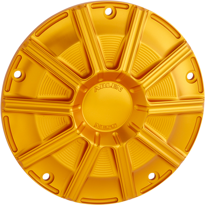 Arlen Ness 10 Gauge Gold Derby Cover fits 2015-2024 Harley Touring Bagger Models
