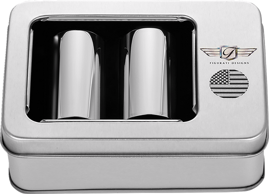 Figurati Designs American Flag Long Magnetic Docking Hardware Covers for Harley