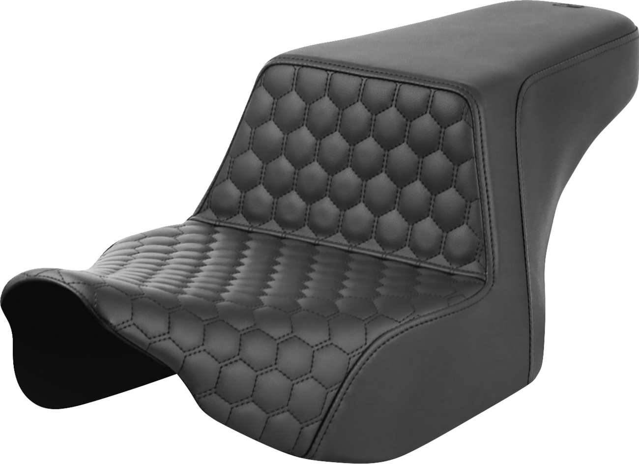 Saddlemen Step Up Black Honeycomb Gelcore Seat for 2023-2025 Harley Touring FLHX