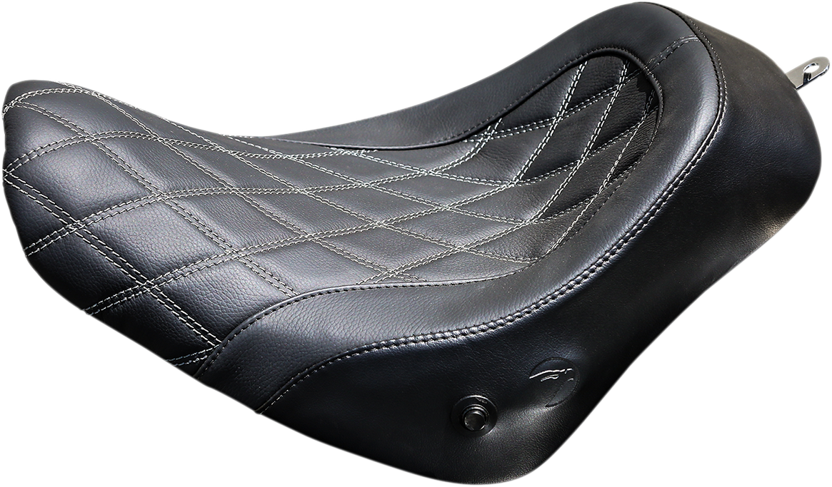 Danny Gray Plain Air Cell Weekday Solo Seat 2018-2024 Harley Softail FLHC FLDE