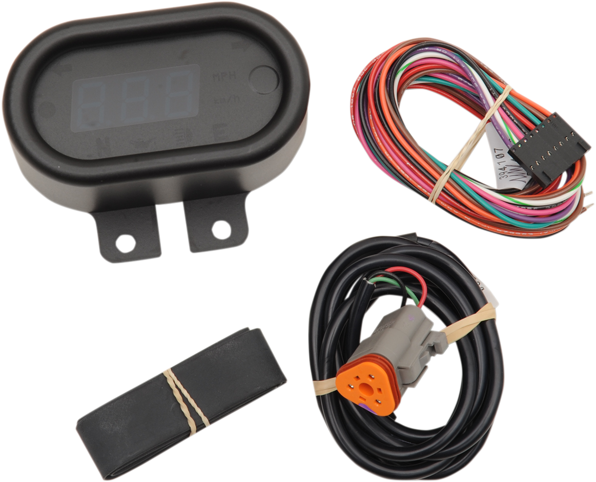 Dakota Digital Classic Black 5000 Series Electronic Motorcycle MPH Speedometer
