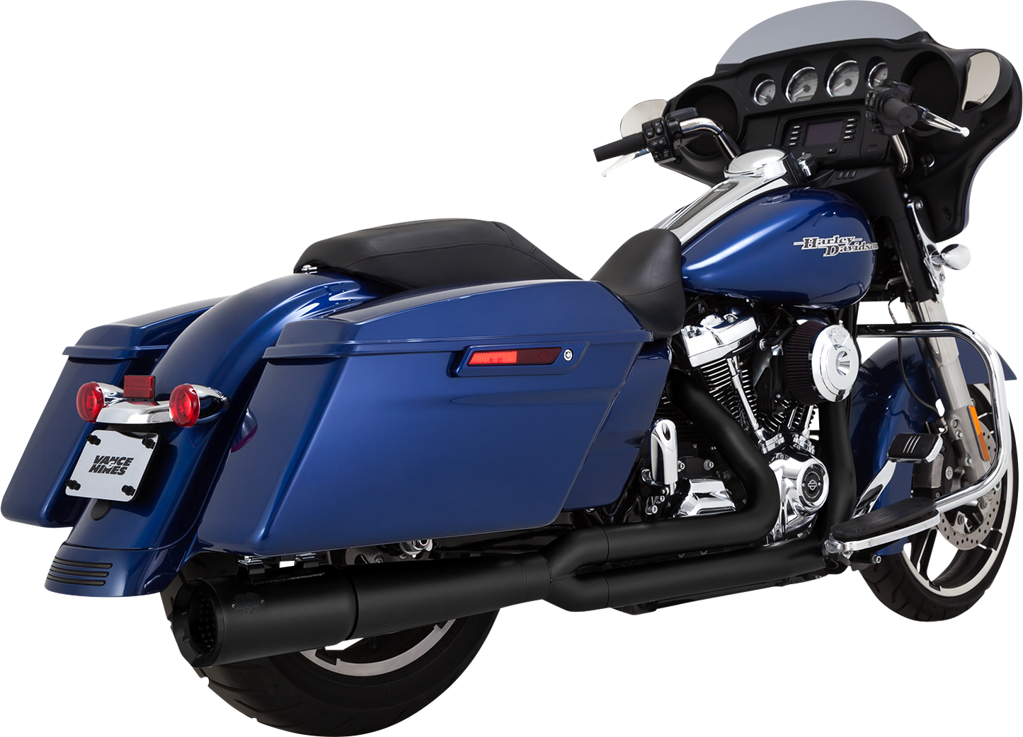 Vance & Hines Pro Pipe 2:1 Black PCX Exhaust System for 2017-2024 Harley Touring