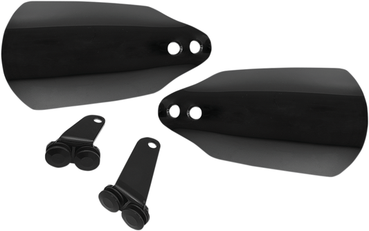 Memphis Shades Black Handlebar Hand Guards for 2018-24 Harley Softail FXBB FXST