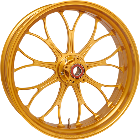 Performance Machine Revolution 18x5.5 Gold ABS Rear Wheel 2009-22 Harley Touring