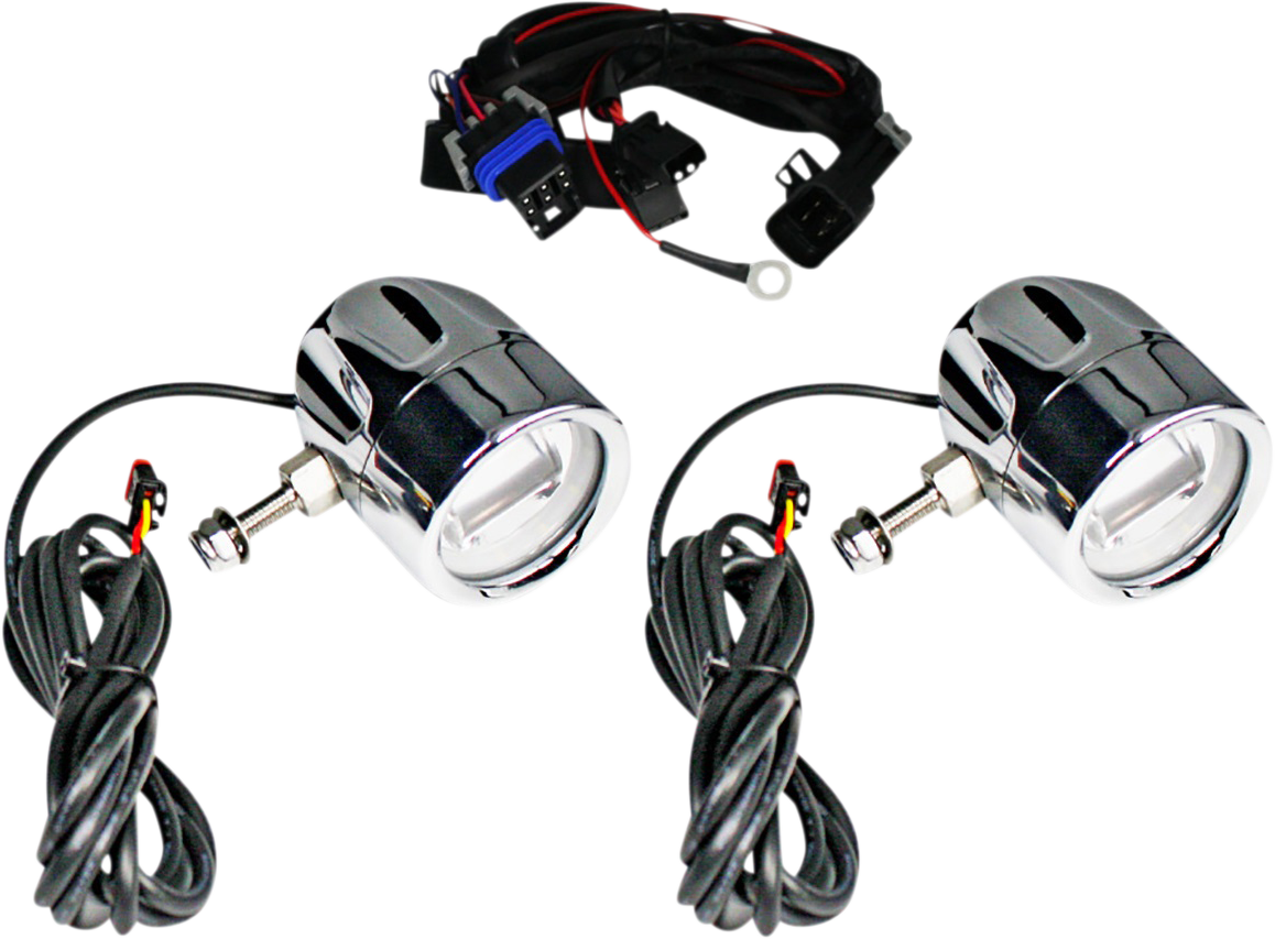 Custom Dynamics ProBEAM LED Halo Fog Lamps 2020-2023 Indian Challenger