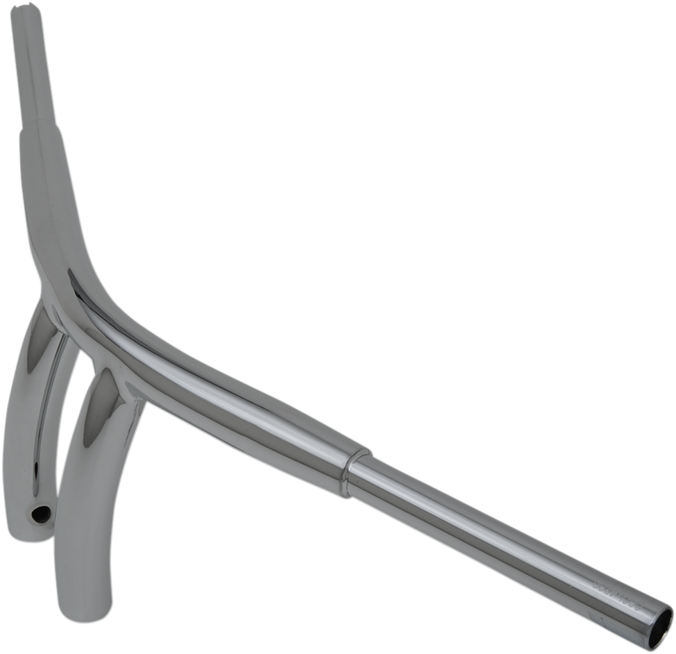 Drag Specialties 8" Chrome Radius T-Bar Handlebars for Harley Davidson