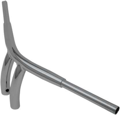 Drag Specialties 8" Chrome Radius T-Bar Handlebars for Harley Davidson