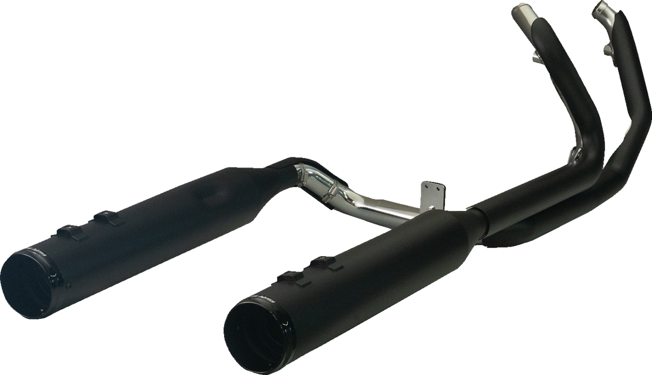 Khrome Werks Dominator SR 2-1-2 Black Exhaust System fits 2017-26 Harley Touring