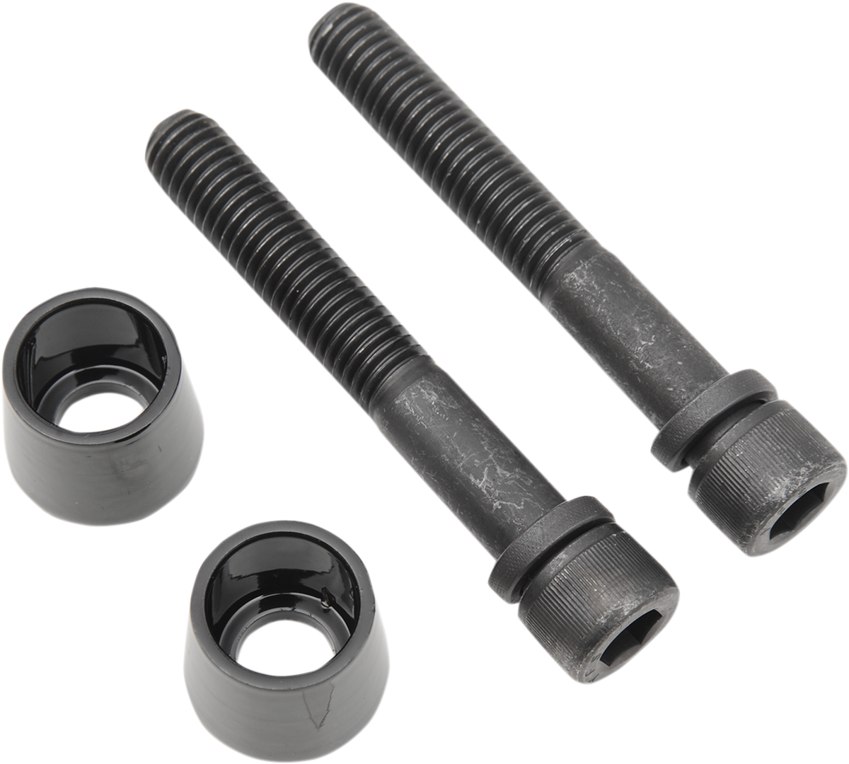 La Choppers Black Front Handlebar Riser Mounting Bolt Cone Kit Harley Davidson