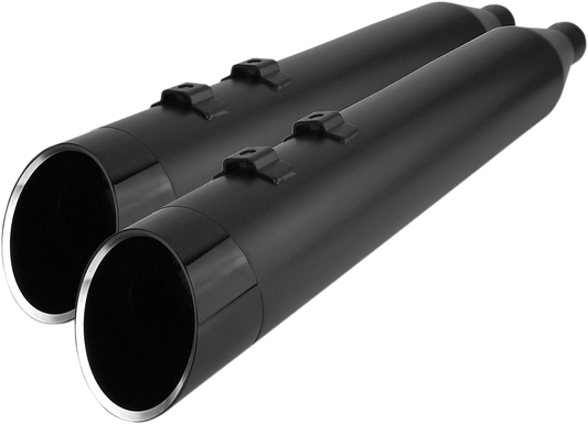 Khrome Werks 4.5" HP-Plus Black Slip on Mufflers 1996-2016 Harley Touring Models