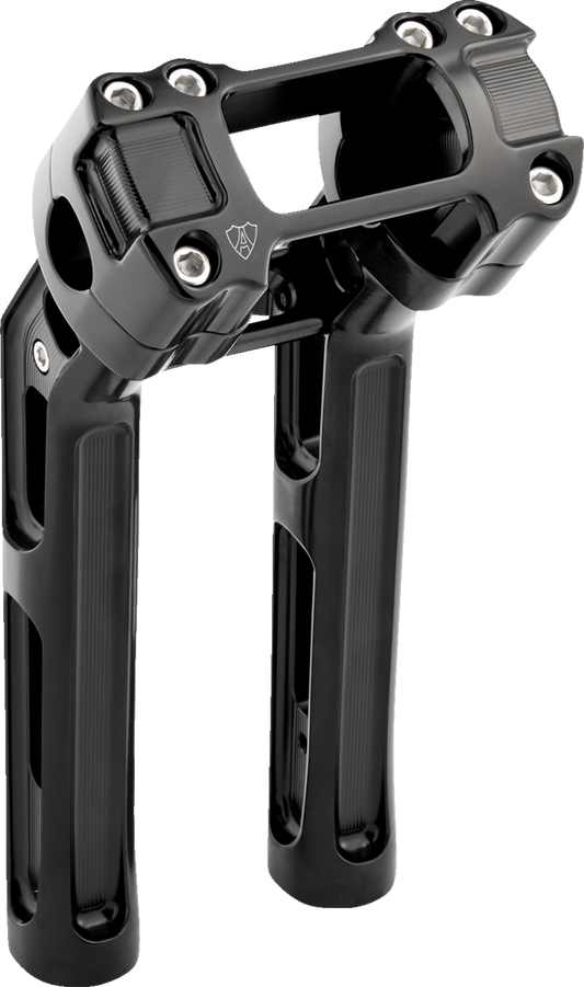 Arlen Ness Method 10" Black Pullback Handlebar Riser for 2018-24 Harley Softail