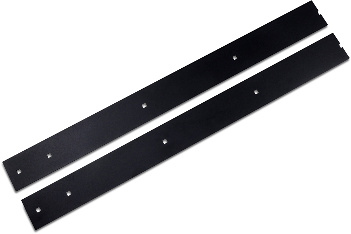 Moose Utility Black ATV UTV 66" Heavy Duty Steel Snow Plow 2 Piece Wear Bar